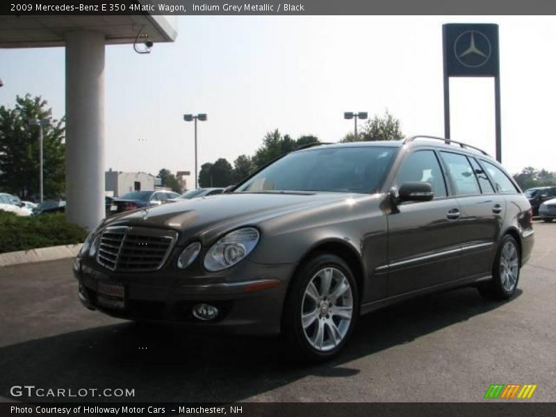 Indium Grey Metallic / Black 2009 Mercedes-Benz E 350 4Matic Wagon