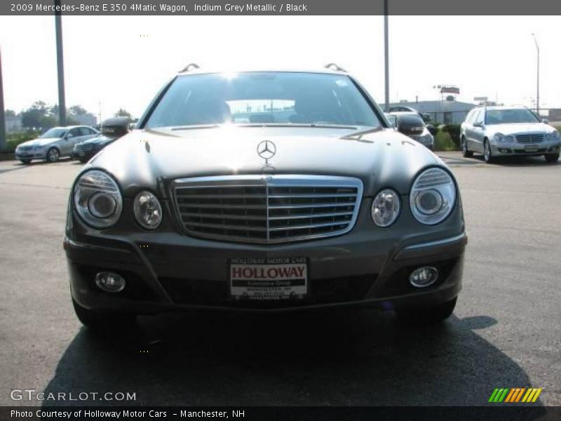 Indium Grey Metallic / Black 2009 Mercedes-Benz E 350 4Matic Wagon