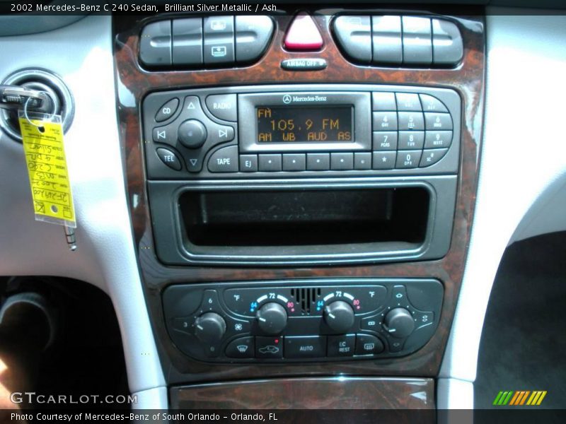 Brilliant Silver Metallic / Ash 2002 Mercedes-Benz C 240 Sedan