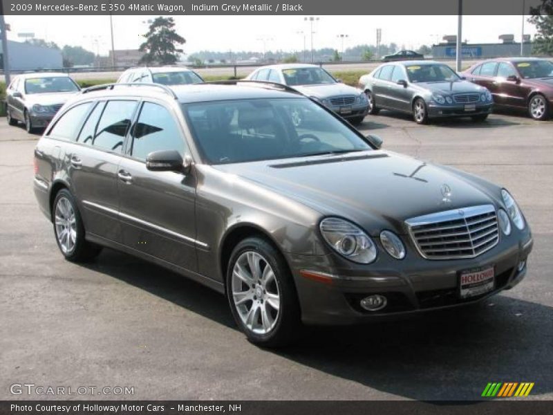 Indium Grey Metallic / Black 2009 Mercedes-Benz E 350 4Matic Wagon