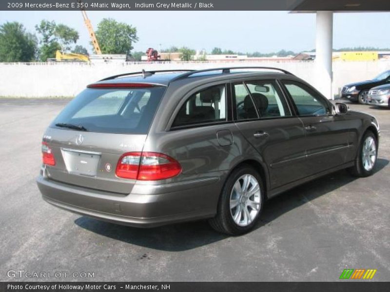 Indium Grey Metallic / Black 2009 Mercedes-Benz E 350 4Matic Wagon