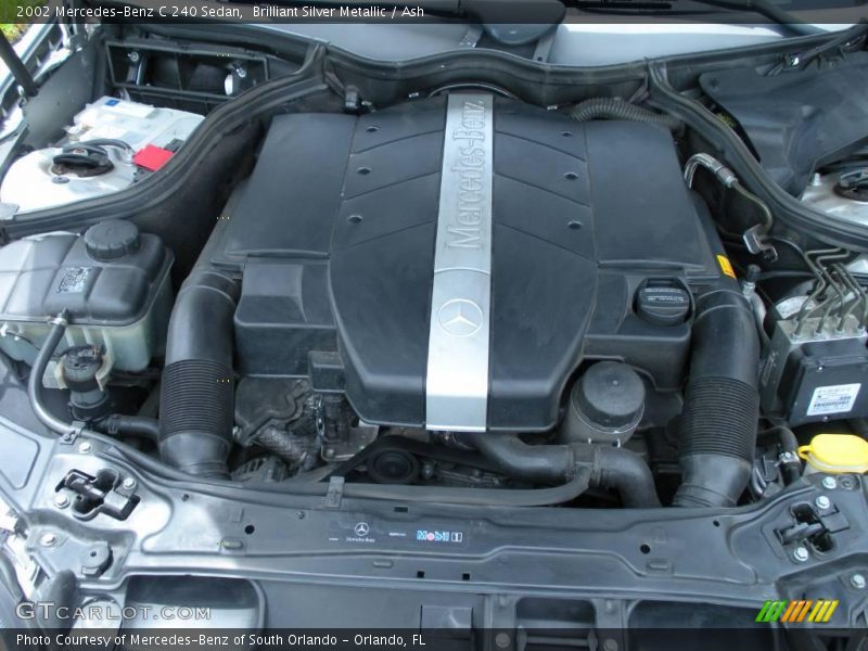 Brilliant Silver Metallic / Ash 2002 Mercedes-Benz C 240 Sedan