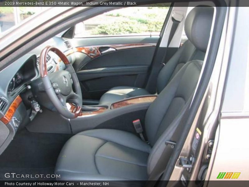 Indium Grey Metallic / Black 2009 Mercedes-Benz E 350 4Matic Wagon