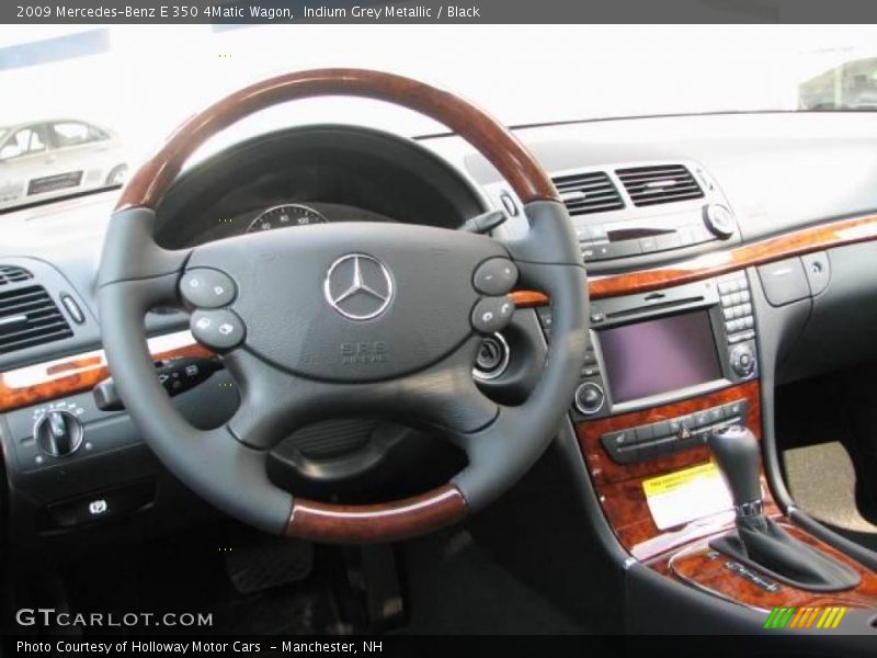 Indium Grey Metallic / Black 2009 Mercedes-Benz E 350 4Matic Wagon