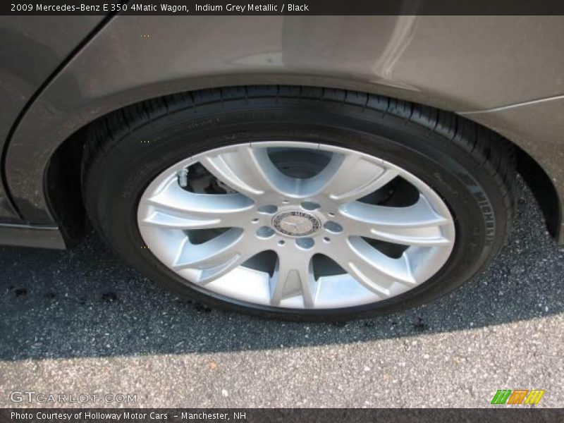 Indium Grey Metallic / Black 2009 Mercedes-Benz E 350 4Matic Wagon