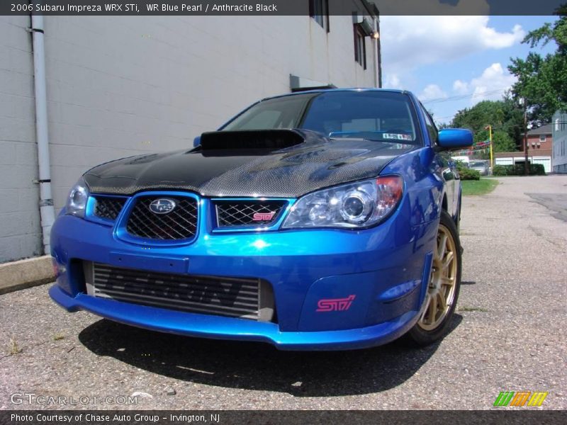 WR Blue Pearl / Anthracite Black 2006 Subaru Impreza WRX STi