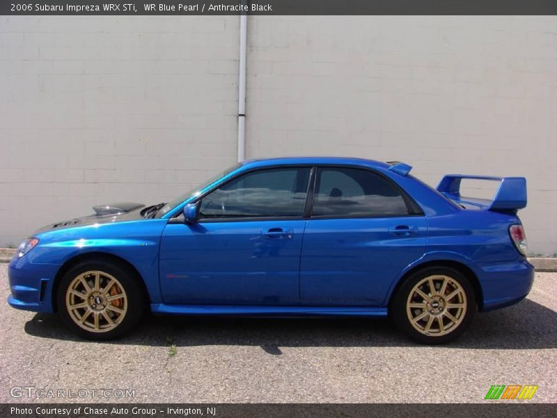WR Blue Pearl / Anthracite Black 2006 Subaru Impreza WRX STi