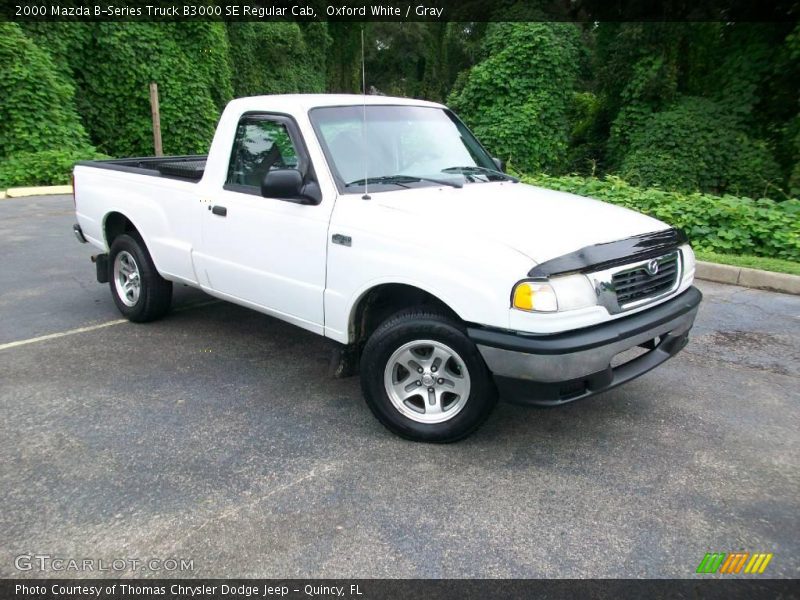 Oxford White / Gray 2000 Mazda B-Series Truck B3000 SE Regular Cab