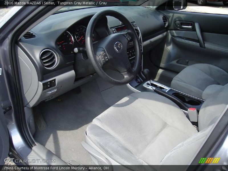Tungsten Gray Metallic / Gray 2006 Mazda MAZDA6 i Sedan