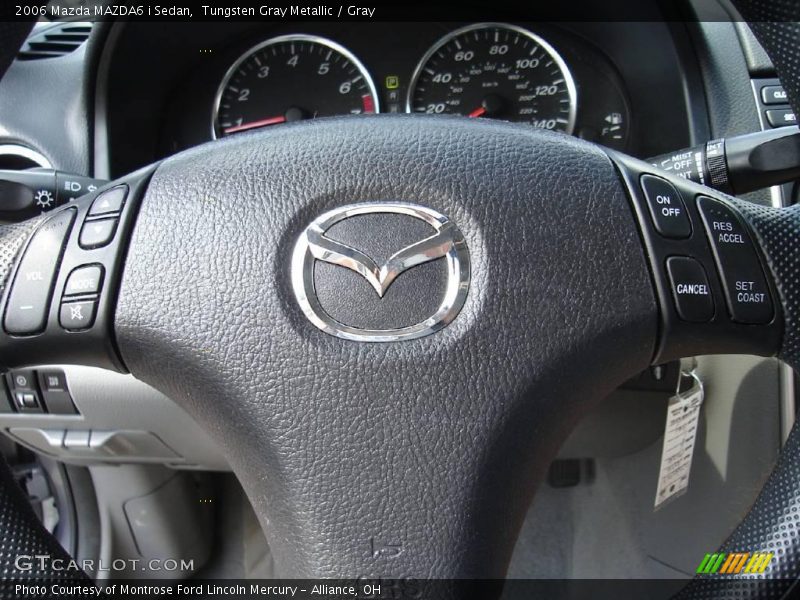 Tungsten Gray Metallic / Gray 2006 Mazda MAZDA6 i Sedan