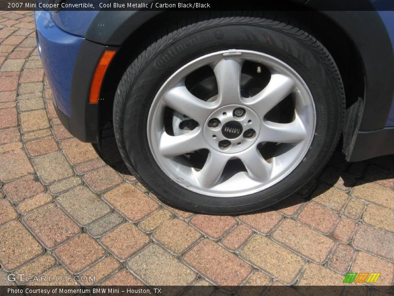 Cool Blue Metallic / Carbon Black/Black 2007 Mini Cooper Convertible