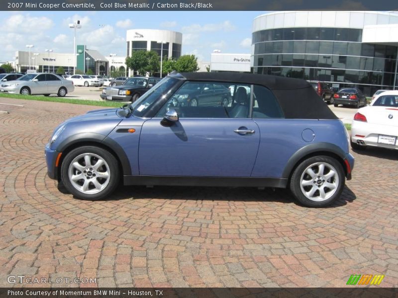 Cool Blue Metallic / Carbon Black/Black 2007 Mini Cooper Convertible