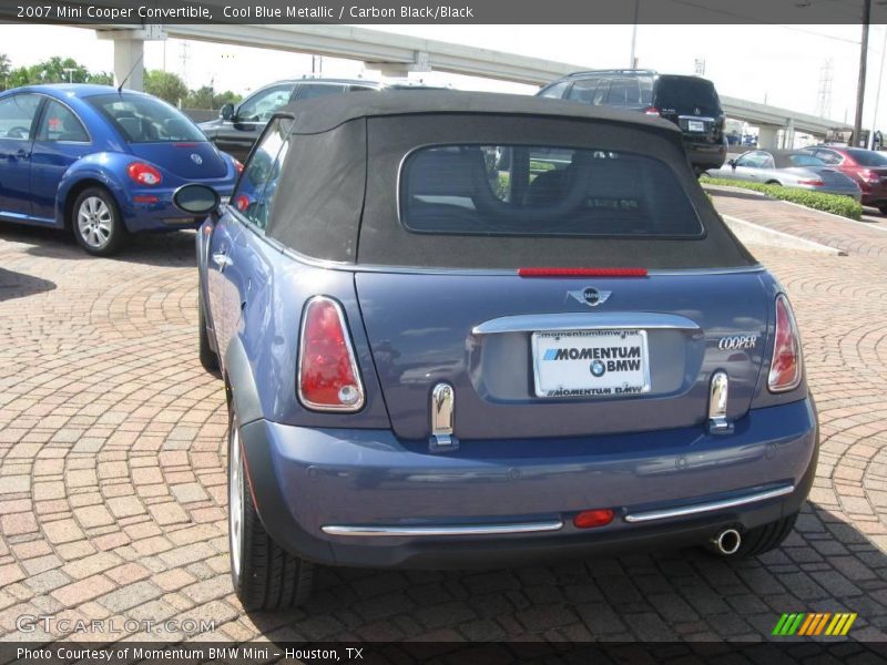 Cool Blue Metallic / Carbon Black/Black 2007 Mini Cooper Convertible