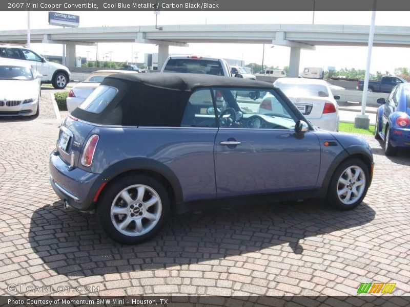 Cool Blue Metallic / Carbon Black/Black 2007 Mini Cooper Convertible