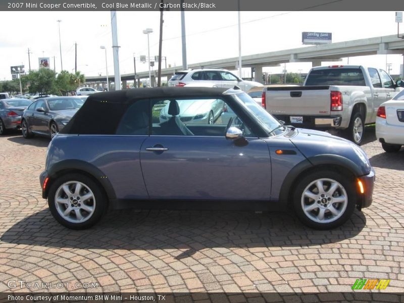 Cool Blue Metallic / Carbon Black/Black 2007 Mini Cooper Convertible