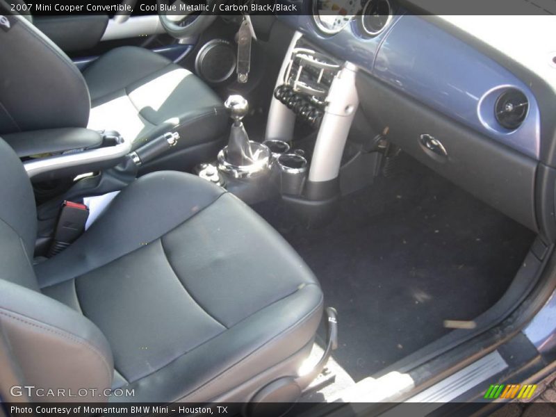 Cool Blue Metallic / Carbon Black/Black 2007 Mini Cooper Convertible