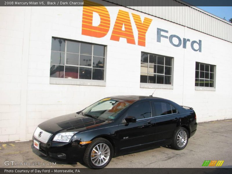 Black / Dark Charcoal 2008 Mercury Milan V6
