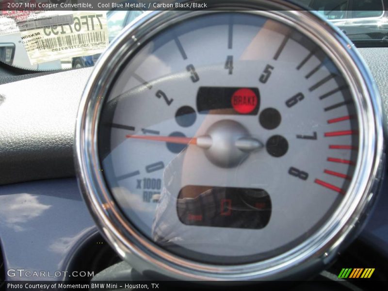 Cool Blue Metallic / Carbon Black/Black 2007 Mini Cooper Convertible