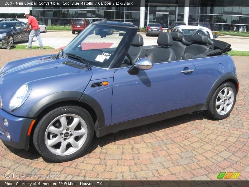 Cool Blue Metallic / Carbon Black/Black 2007 Mini Cooper Convertible