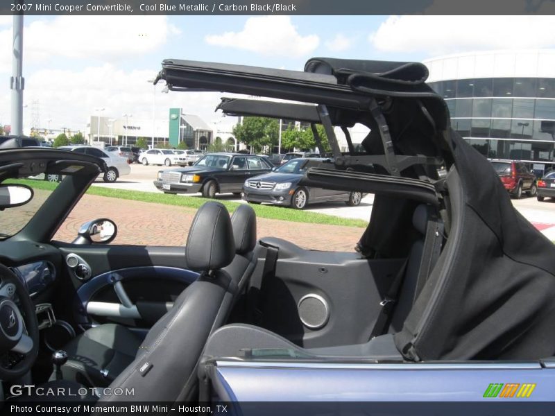Cool Blue Metallic / Carbon Black/Black 2007 Mini Cooper Convertible