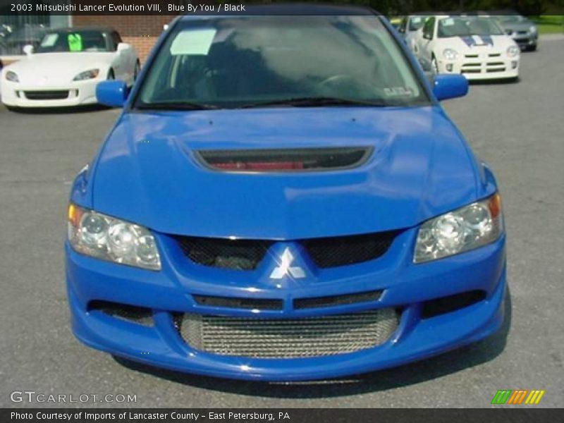Blue By You / Black 2003 Mitsubishi Lancer Evolution VIII