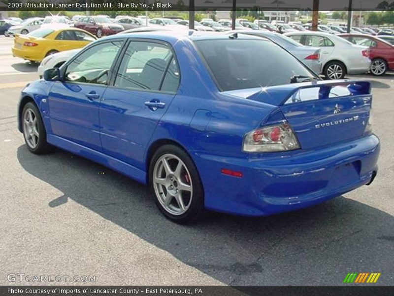 Blue By You / Black 2003 Mitsubishi Lancer Evolution VIII