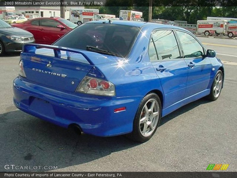 Blue By You / Black 2003 Mitsubishi Lancer Evolution VIII