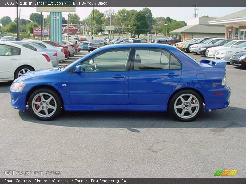 Blue By You / Black 2003 Mitsubishi Lancer Evolution VIII