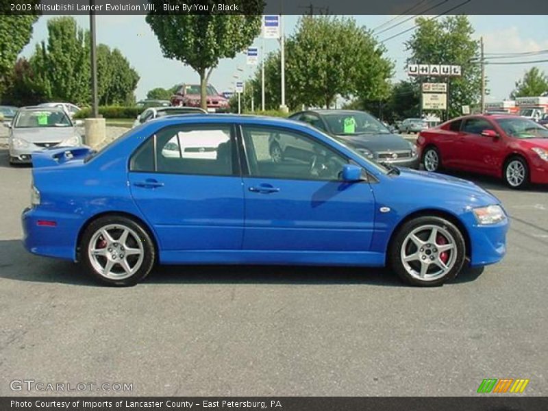 Blue By You / Black 2003 Mitsubishi Lancer Evolution VIII