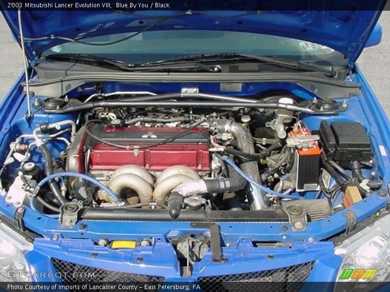 Blue By You / Black 2003 Mitsubishi Lancer Evolution VIII
