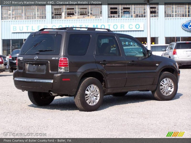 Charcoal Beige Metallic / Pebble 2007 Mercury Mariner Premier 4WD