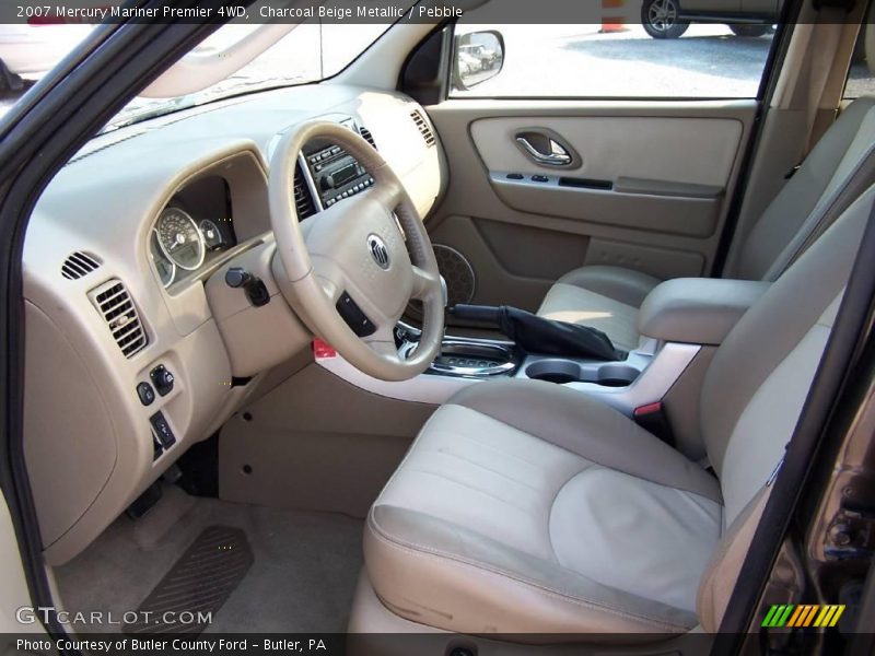 Charcoal Beige Metallic / Pebble 2007 Mercury Mariner Premier 4WD