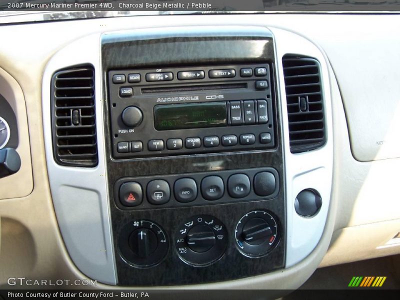 Charcoal Beige Metallic / Pebble 2007 Mercury Mariner Premier 4WD