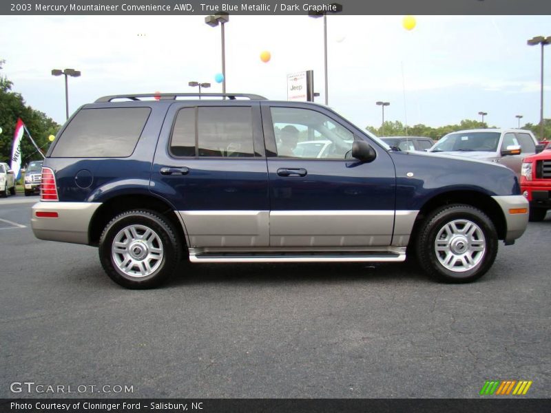 True Blue Metallic / Dark Graphite 2003 Mercury Mountaineer Convenience AWD