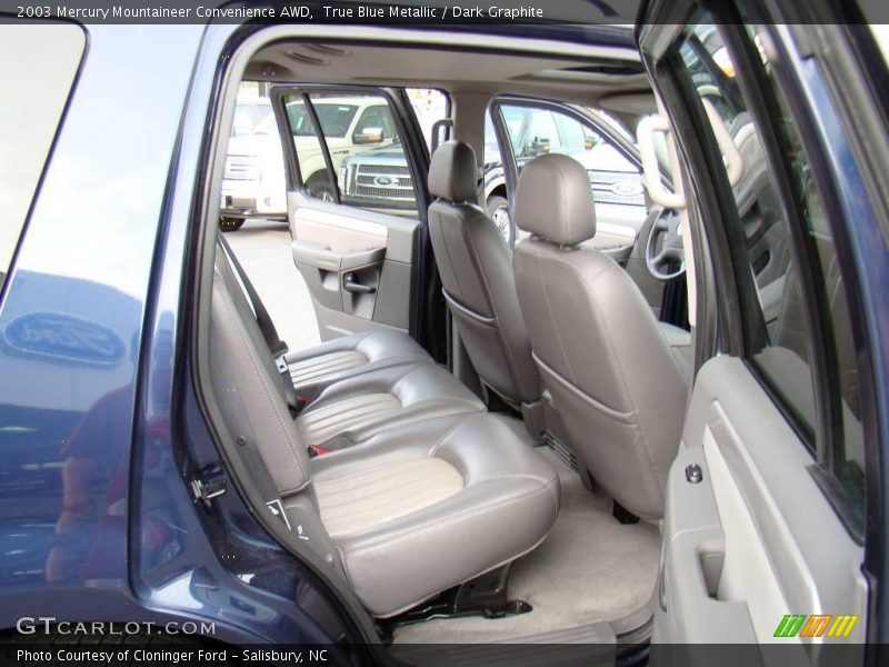 True Blue Metallic / Dark Graphite 2003 Mercury Mountaineer Convenience AWD