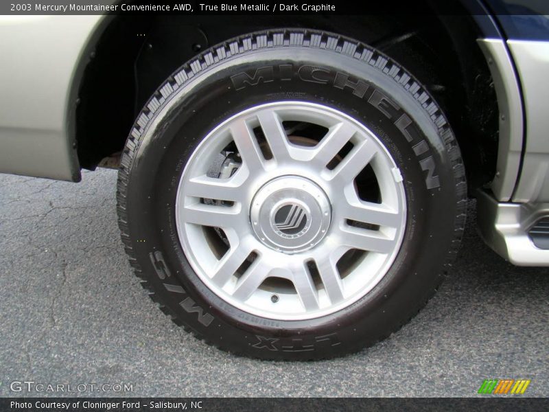 True Blue Metallic / Dark Graphite 2003 Mercury Mountaineer Convenience AWD