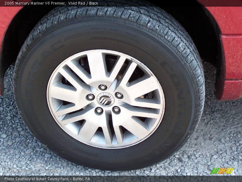 Vivid Red / Black 2005 Mercury Mariner V6 Premier