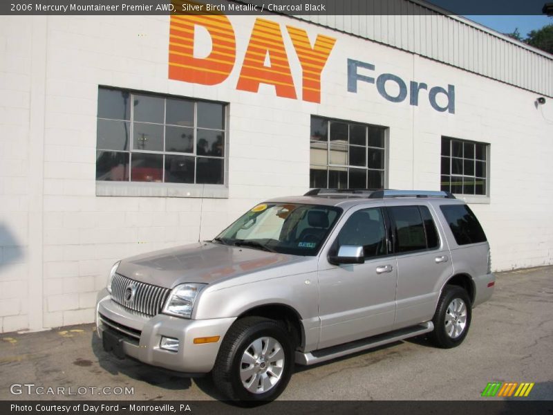 Silver Birch Metallic / Charcoal Black 2006 Mercury Mountaineer Premier AWD