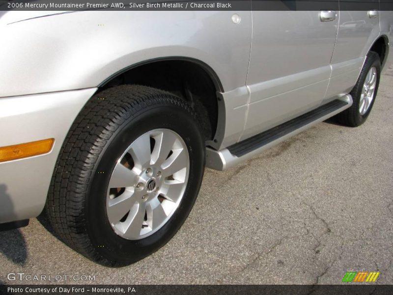 Silver Birch Metallic / Charcoal Black 2006 Mercury Mountaineer Premier AWD