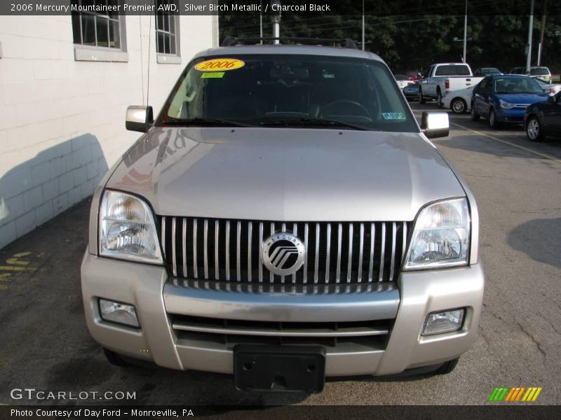Silver Birch Metallic / Charcoal Black 2006 Mercury Mountaineer Premier AWD