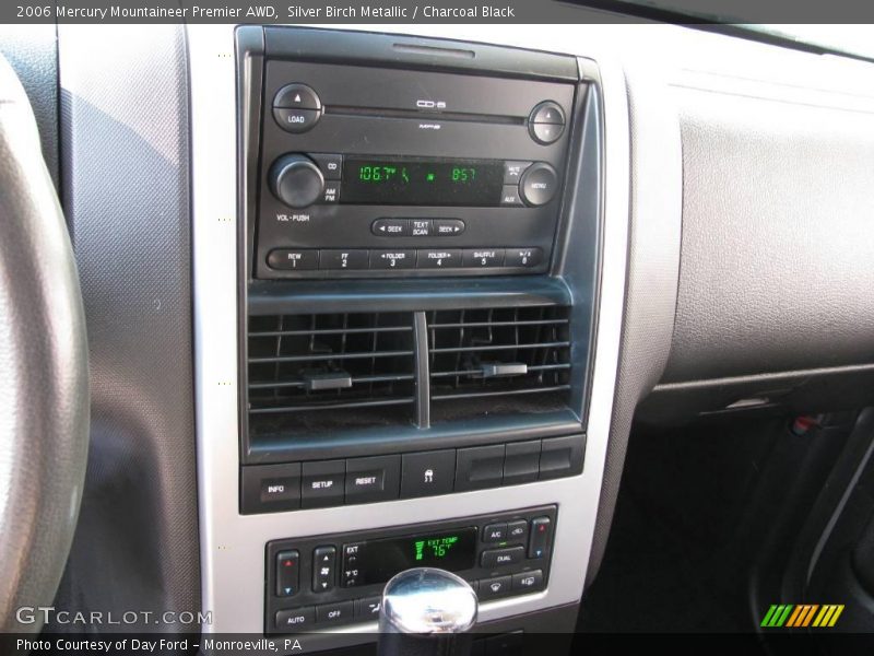 Silver Birch Metallic / Charcoal Black 2006 Mercury Mountaineer Premier AWD