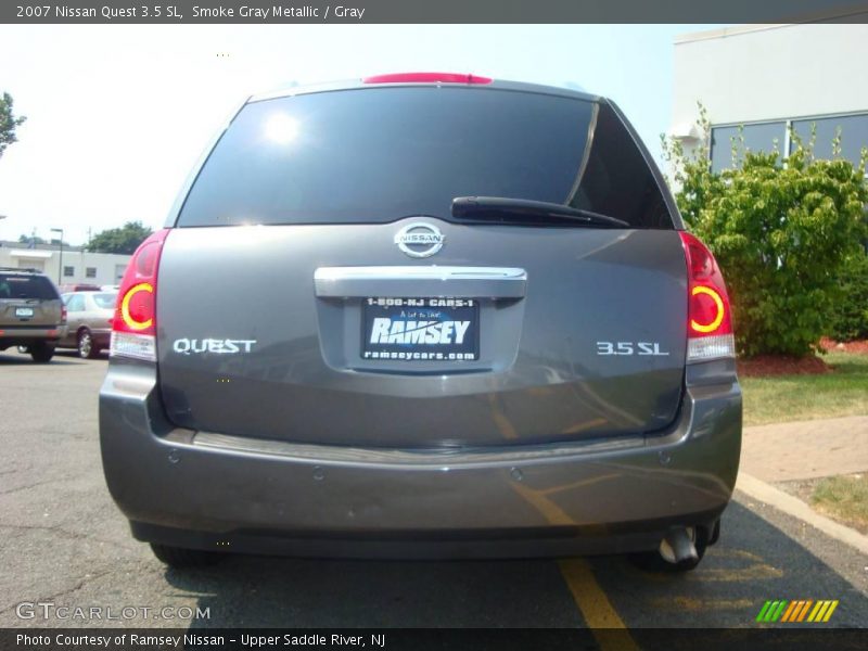 Smoke Gray Metallic / Gray 2007 Nissan Quest 3.5 SL