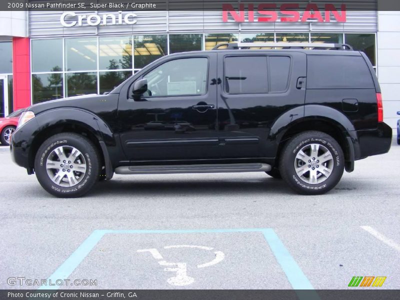 Super Black / Graphite 2009 Nissan Pathfinder SE