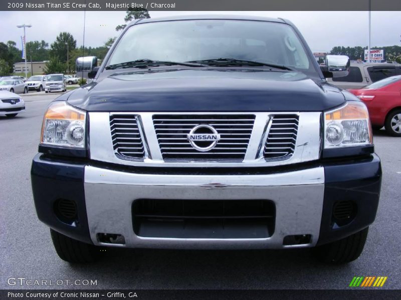 Majestic Blue / Charcoal 2009 Nissan Titan SE Crew Cab