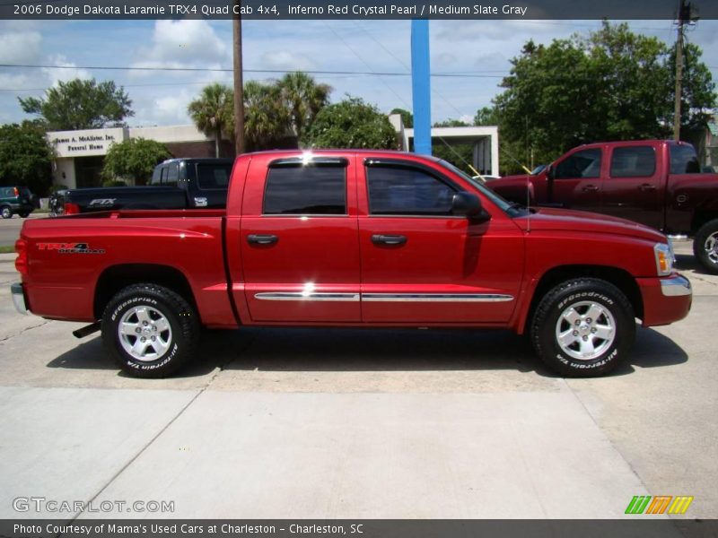 Inferno Red Crystal Pearl / Medium Slate Gray 2006 Dodge Dakota Laramie TRX4 Quad Cab 4x4