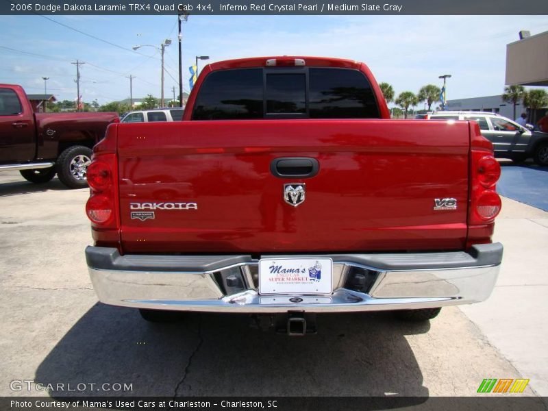 Inferno Red Crystal Pearl / Medium Slate Gray 2006 Dodge Dakota Laramie TRX4 Quad Cab 4x4