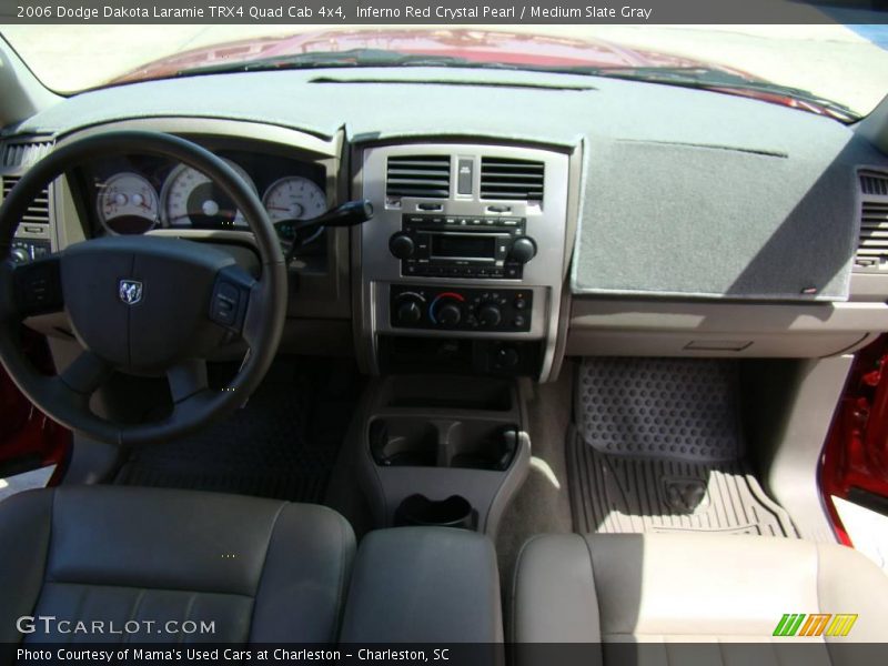 Inferno Red Crystal Pearl / Medium Slate Gray 2006 Dodge Dakota Laramie TRX4 Quad Cab 4x4