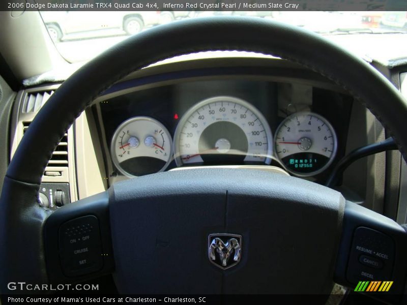 Inferno Red Crystal Pearl / Medium Slate Gray 2006 Dodge Dakota Laramie TRX4 Quad Cab 4x4