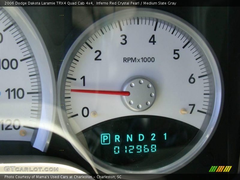 Inferno Red Crystal Pearl / Medium Slate Gray 2006 Dodge Dakota Laramie TRX4 Quad Cab 4x4