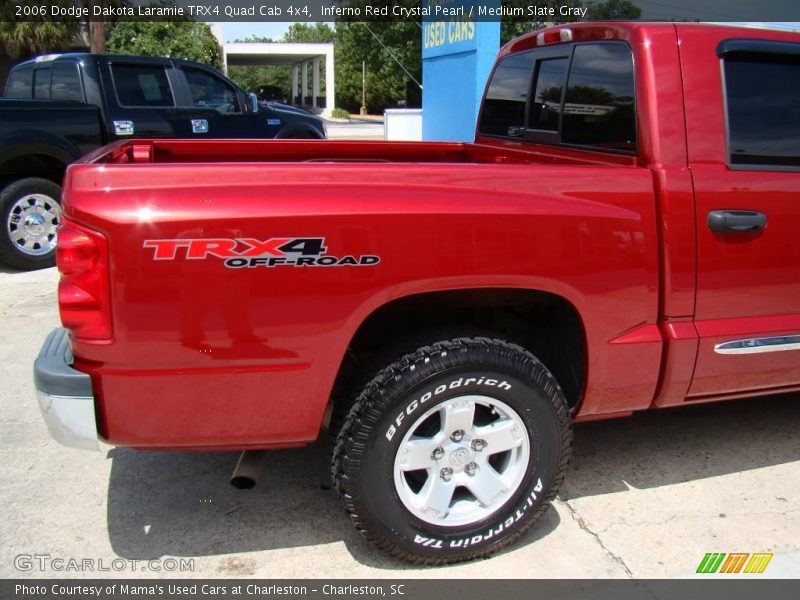 Inferno Red Crystal Pearl / Medium Slate Gray 2006 Dodge Dakota Laramie TRX4 Quad Cab 4x4